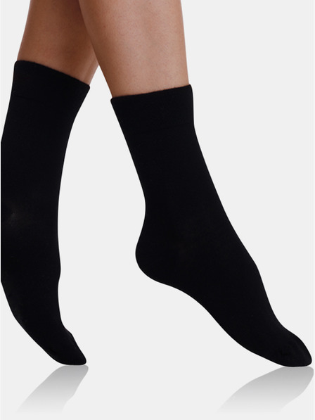 Bellinda Șosete pentru femei Bellinda COTTON MAXX LADIES SOCKS negre