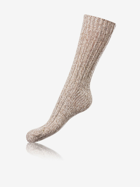 Bellinda Șosete de iarnă unisex bej Bellinda NORWEGIAN STYLE SOCKS