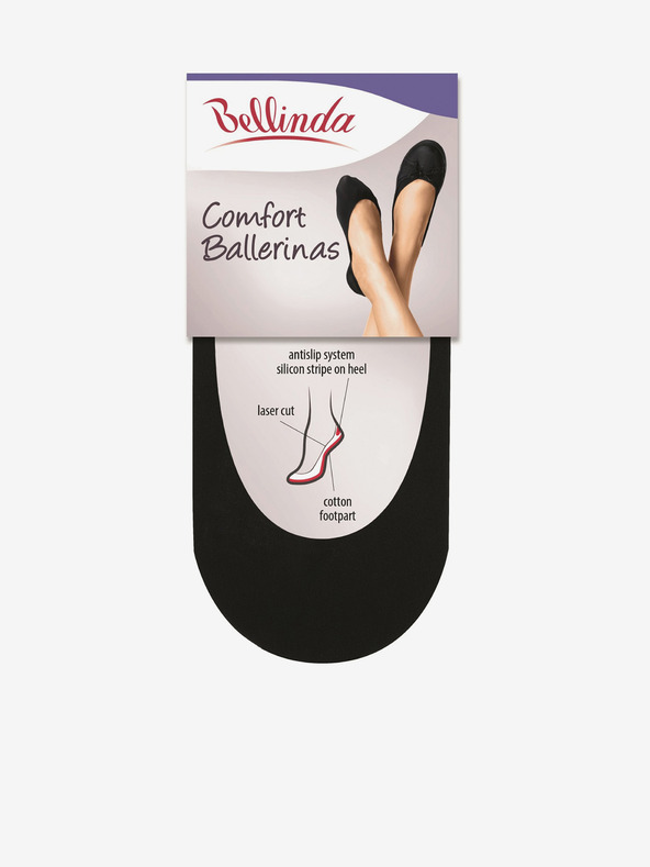 Bellinda Șosete balerine negre Bellinda COMFORT BALLERINAS