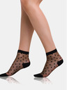 Bellinda Șosete de mătase cu buline negre pentru femei Bellinda TRENDY SOCKS