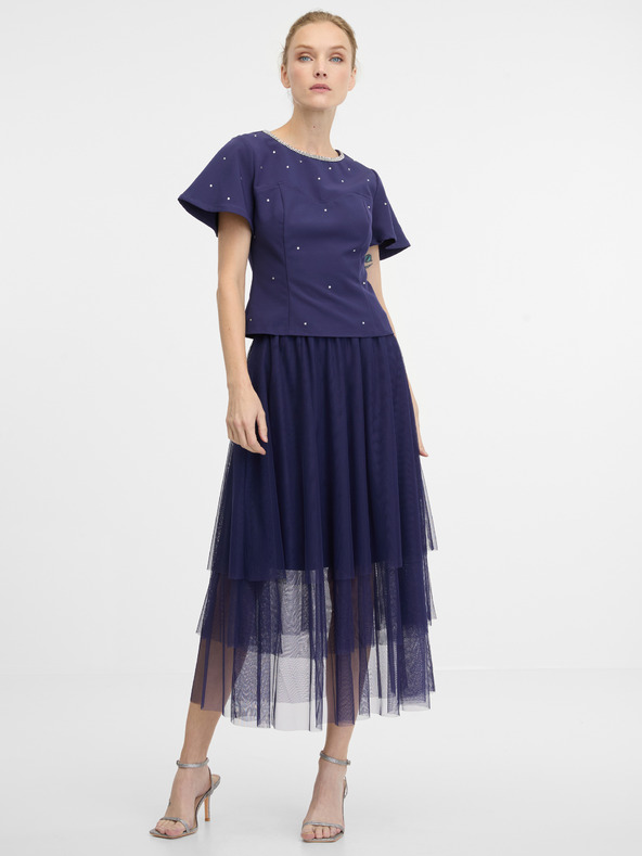 Orsay Bluză de damă albastru închis ORSAY