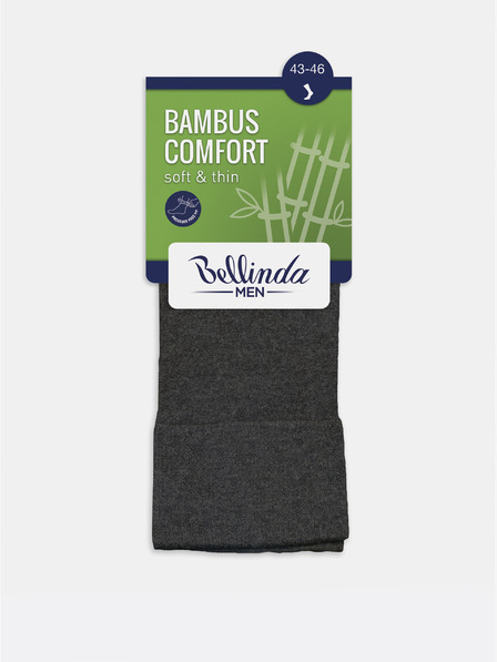 Bellinda Șosete pentru bărbați Bellinda BAMBUS COMFORT maro închis