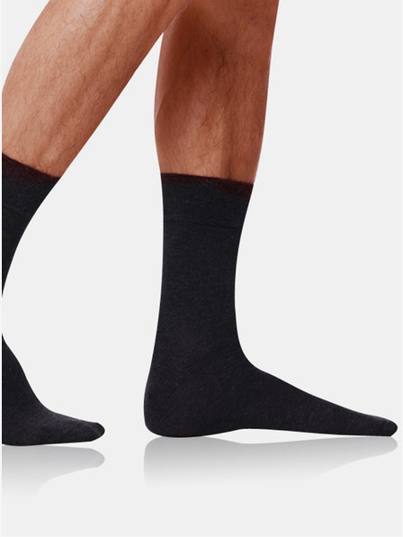 Bellinda Gri închis pentru bărbați Bellinda COTTON MAXX MEN SOCKS