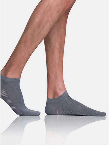 Bellinda Șosete Bellinda BAMBUS AIR IN-SHOE pentru bărbați, gri