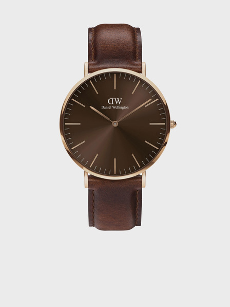 Daniel Wellington Ceas pentru bărbați Daniel Wellington Classic maro închis