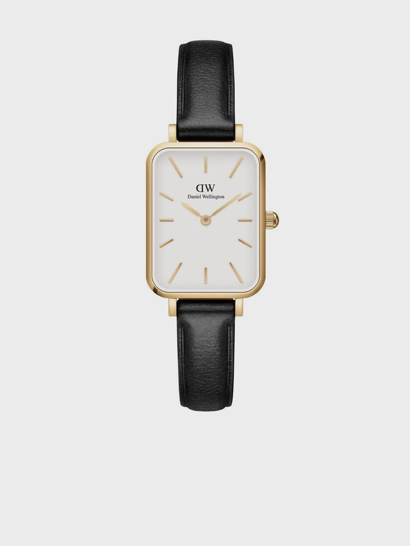 Daniel Wellington Ceas de damă Daniel Wellington Quadro negru și auriu