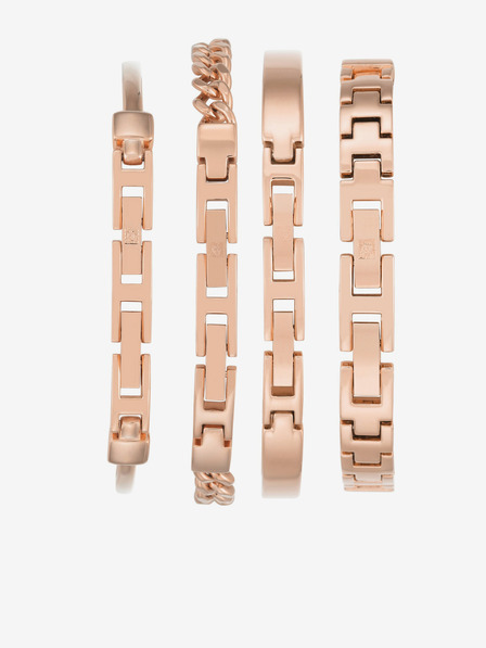 Anne Klein Set de ceas și brățară Anne Klein din aur roz