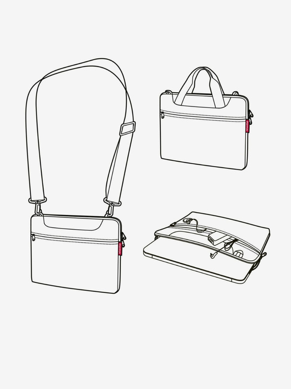 Reisenthel Netbookbag Black Genţi de umăr