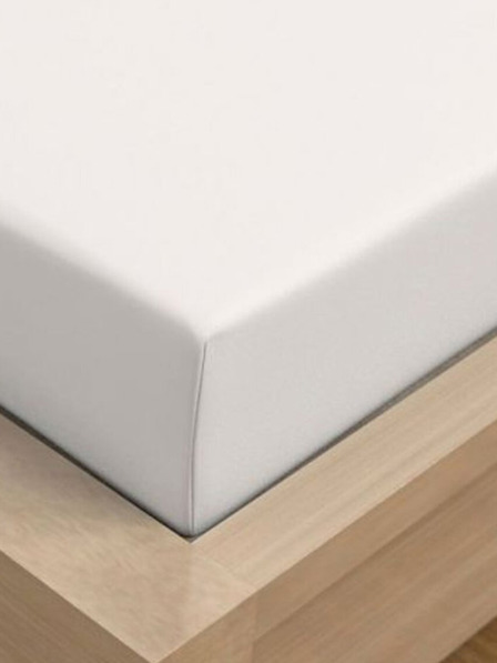 Kvalitex Cearșaf de bumbac 240x230cm alb Kvalitex