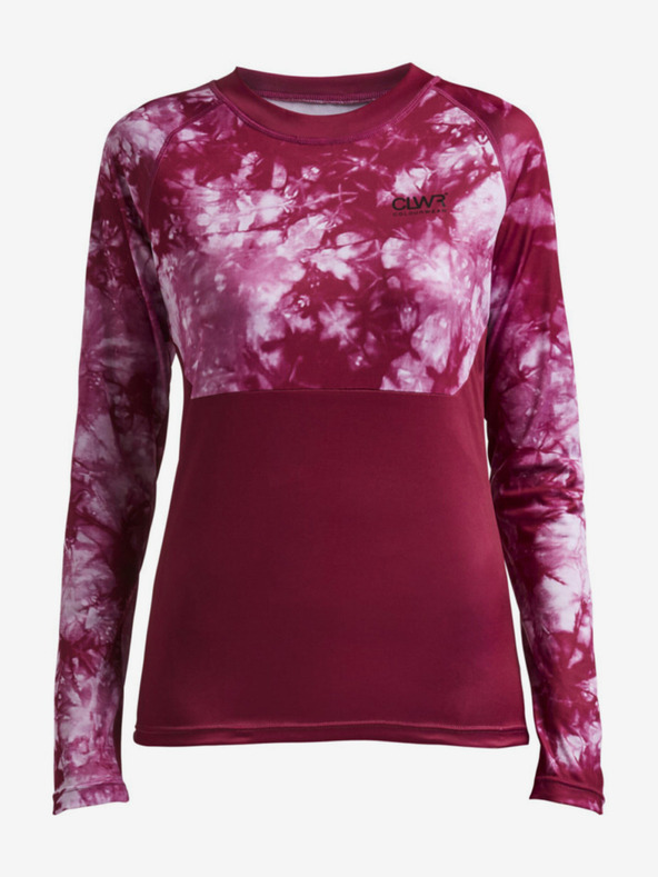 Tenson Cămașă funcțională cu mânecă lungă pentru femei COLOURWEAR Shelter LS Jersey W roz batik