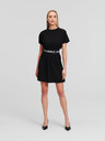 Karl Lagerfeld Rochie neagră pentru femei KARL LAGERFELD Logo