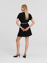 Karl Lagerfeld Rochie neagră pentru femei KARL LAGERFELD Logo