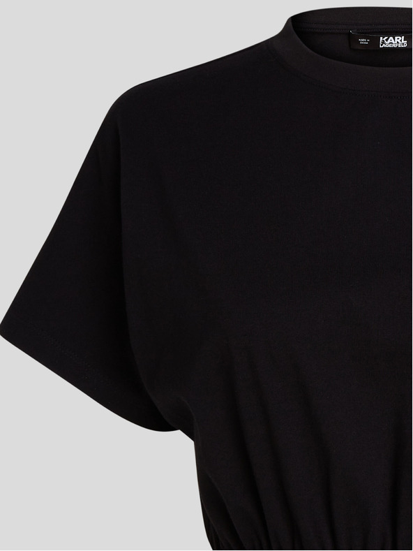 Karl Lagerfeld Rochie neagră pentru femei KARL LAGERFELD Logo