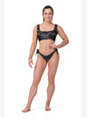 Nebbia Bikini Active Black - bralette 554 S,negru vulcanic