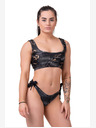 Nebbia Bikini Active Black - bralette 554 S,negru vulcanic