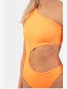 Nebbia Monokini asimetric portocaliu cu un umăr 458