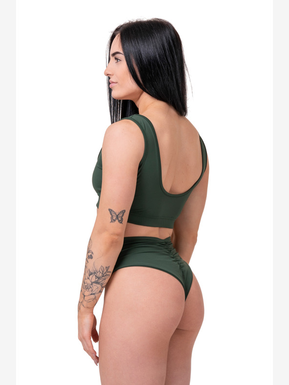 Nebbia Miami sporty bikini - brățară 554 S,verde închis