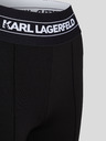 Karl Lagerfeld Jambiere negre pentru femei KARL LAGERFELD Logo