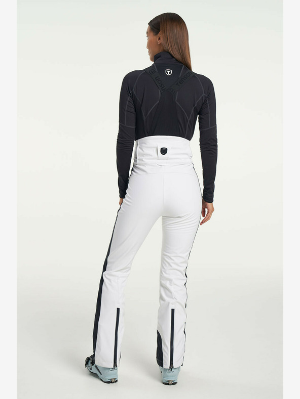 Tenson Pantaloni cu bretele TENSON Grace Softshell W alb