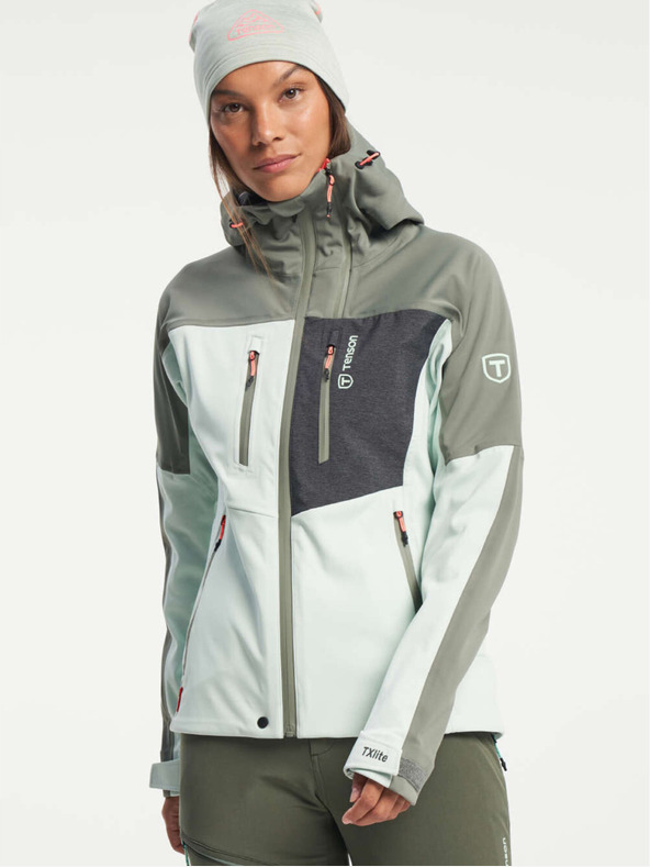 Tenson Jachetă TENSON Touring Softshell pentru femei W verde deschis