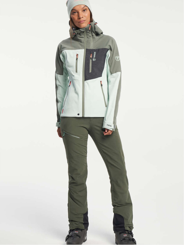 Tenson Jachetă TENSON Touring Softshell pentru femei W verde deschis