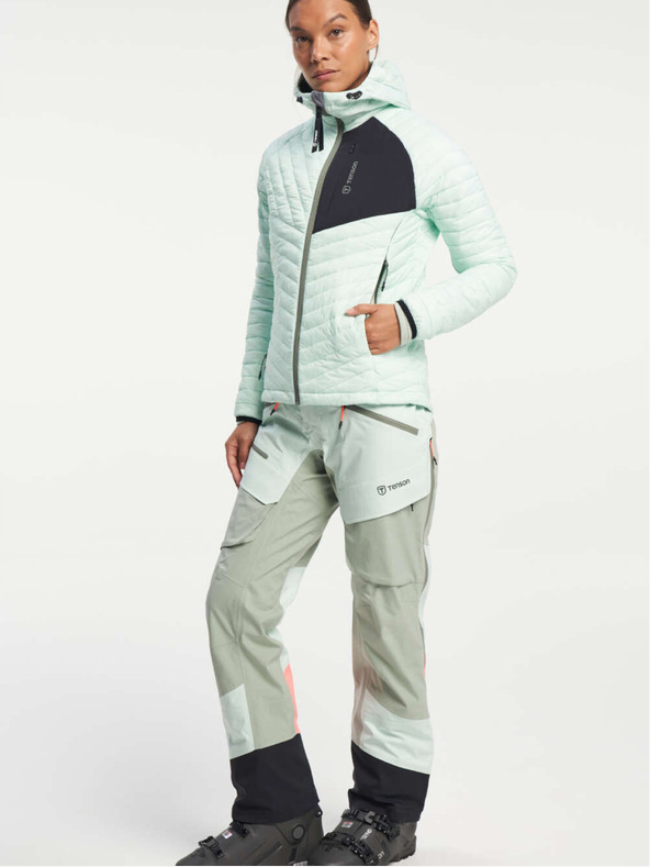 Tenson TENSON Touring Puffer Jacket W verde deschis, damă