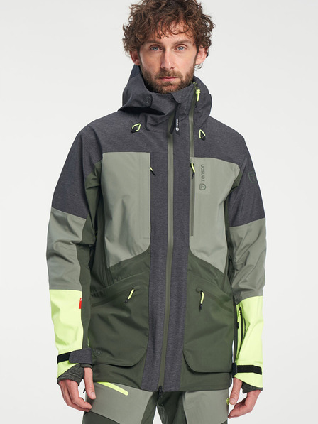 Tenson Jachetă cu membrană skialp pentru bărbați TENSON Touring Shell Jacket M verde închis