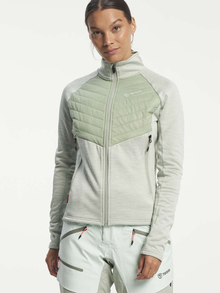 Tenson hanorac funcțional pentru femei TENSON Touring Midlayer W verde deschis