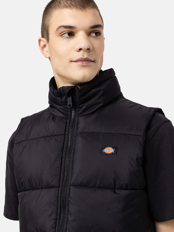 Dickies Vestă matlasată Dickies Waldenburg neagră, bărbați
