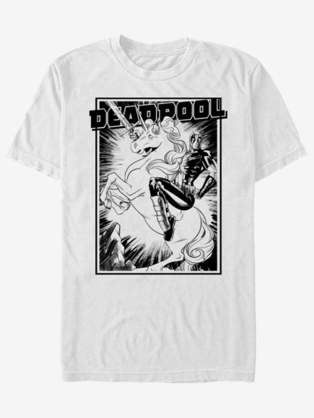 ZOOT.Fan Tricou alb unisex Deadpool Fantasy ZOOT.Fan Marvel