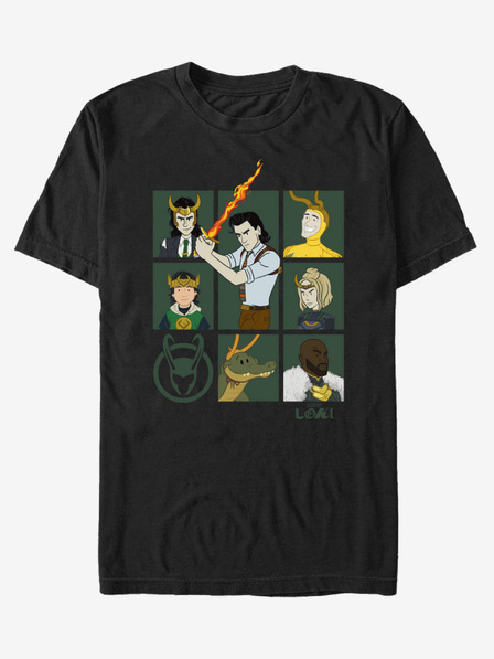 ZOOT.Fan Tricou unisex negru ZOOT.Fan Marvel Echipa