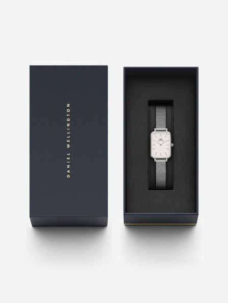 Daniel Wellington Ceas de damă Daniel Wellington Quadro din argint