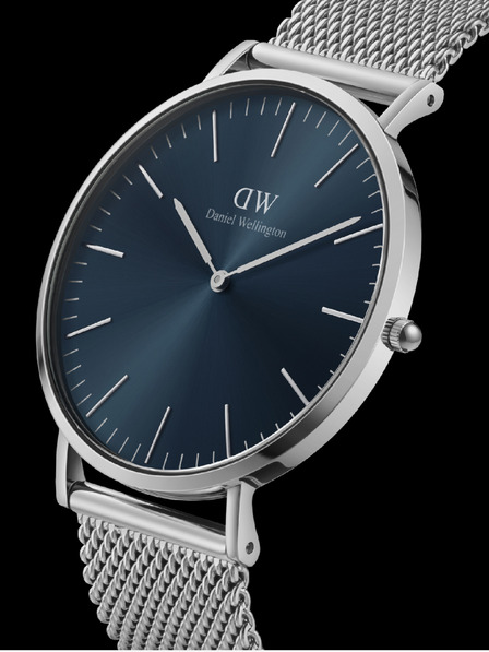 Daniel Wellington Ceas pentru bărbați din argint Ceas Daniel Wellington CLASSIC