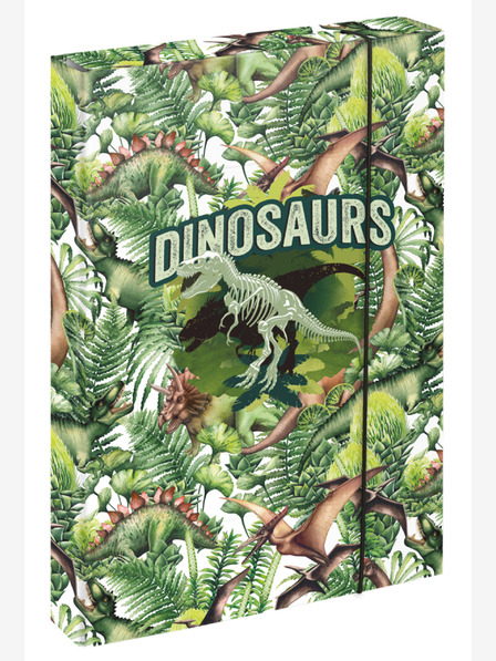 BAAGL  Copertă caiet școlar verde A4 Baagl Jumbo Dinosaur