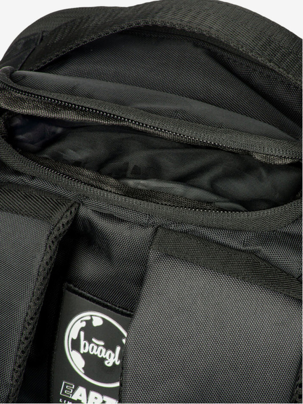 BAAGL  Rucsac negru Baagl eARTh Batman Red