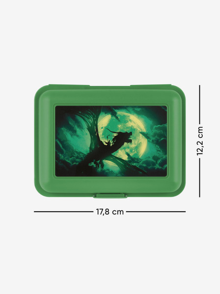 BAAGL  Cutie de gustări verde Baagl Dragon