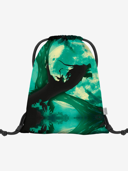 BAAGL  Set școlar verde Ergo - servietă, penar, geantă Baagl Dragon