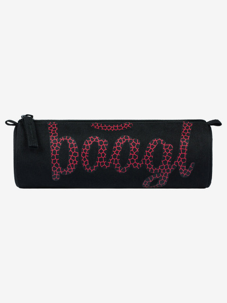 BAAGL  Geantă neagră pentru elevi Baagl Red