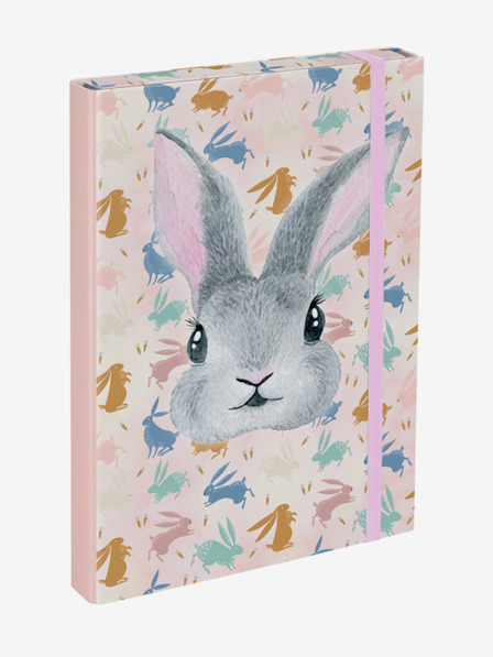 BAAGL  Caiet de școală roz A4 Baagl Bunny