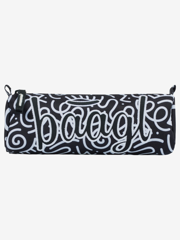 BAAGL  Geantă neagră pentru elevi Baagl Element