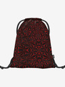 BAAGL  Geantă neagră Baagl Red Polygon