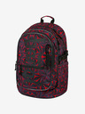 BAAGL  Rucsac școlar negru Baagl Core Red Polygon