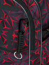 BAAGL  Rucsac școlar negru Baagl Core Red Polygon