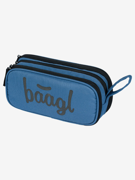 BAAGL  Set școlar albastru - rucsac, penar, geantă Baagl Coolmate Ocean Blue