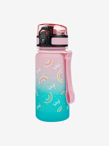 BAAGL  Sticlă de băut din tritan roz gradient curcubeu, 350 ml Baagl