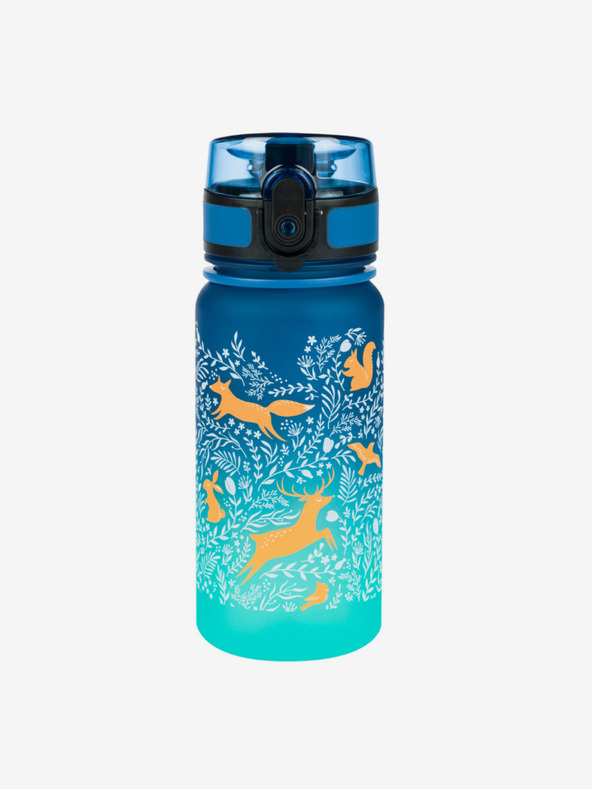 BAAGL  Sticlă de băut albastru tritan gradient pădure, 350 ml Baagl