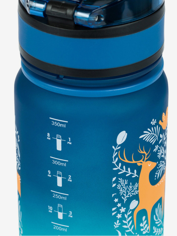BAAGL  Sticlă de băut albastru tritan gradient pădure, 350 ml Baagl