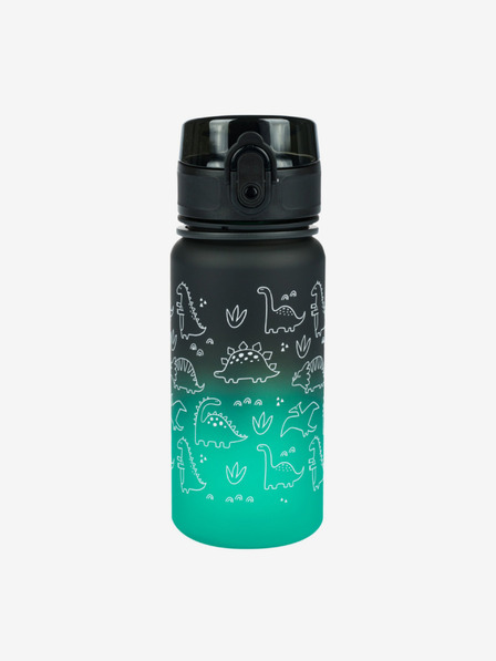 BAAGL  Sticlă de băut tritan verde gradient dino, 350 ml Baagl