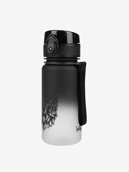 BAAGL  Sticlă de băut din tritan negru gradient lup, 350 ml Baagl