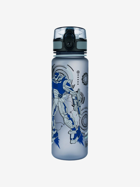 BAAGL  Sticlă de băut tritan gri roboți, 500 ml Baagl